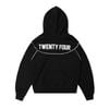  SWE 24 ZIP HOODIE - BLACK 