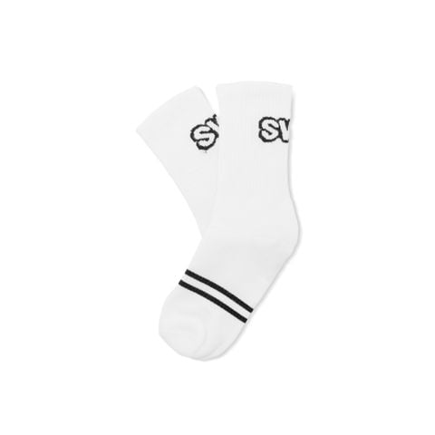  SWE STRIPED SOCKS - WHITE ( PACK 3 ) 