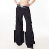  SWE BUTTON CARGO PANTS - BLACK 