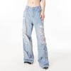  SWE DESTROYED JEANS - BLUE 