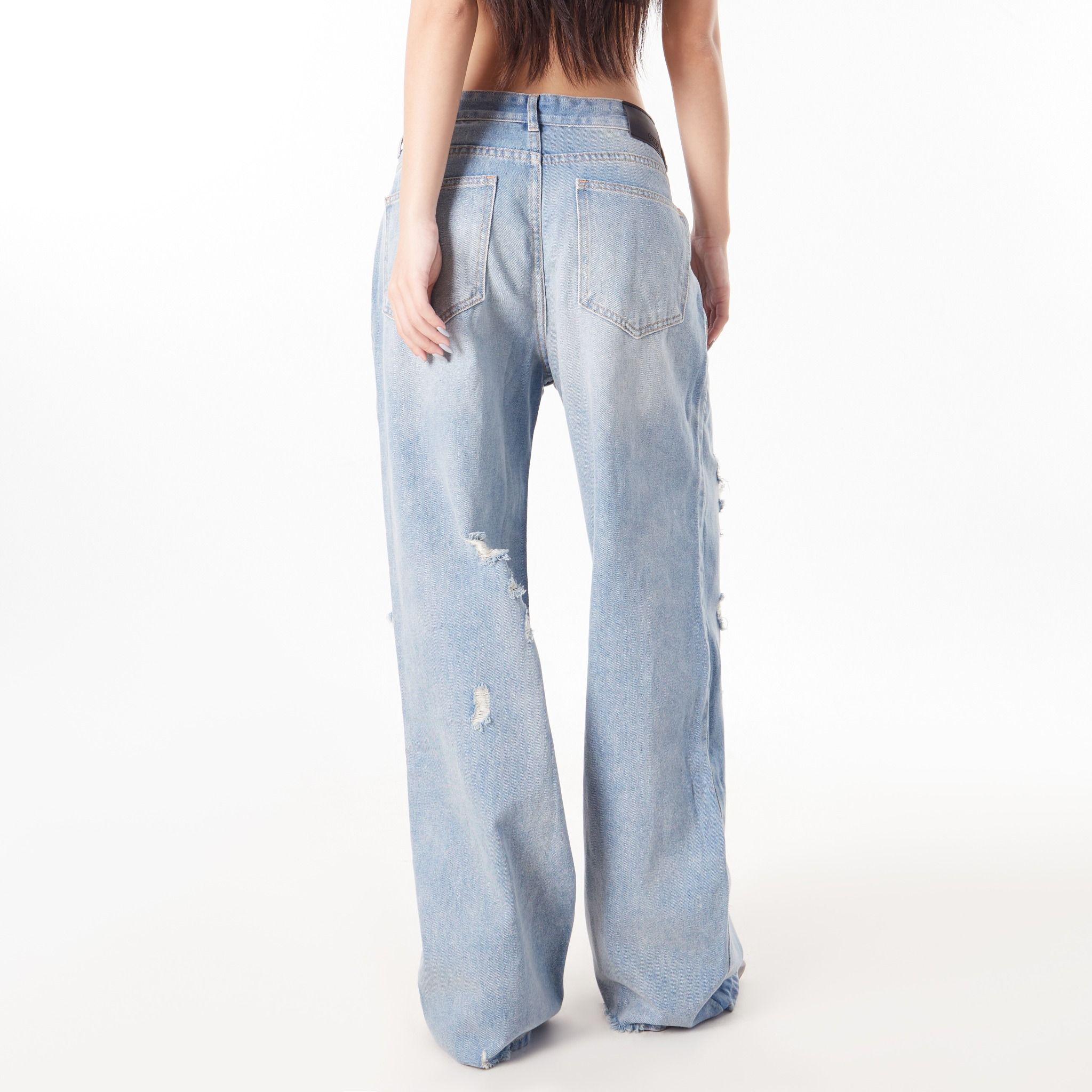  SWE DESTROYED JEANS - BLUE 