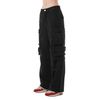  SWE RIPPED CARGO JEANS - BLACK 