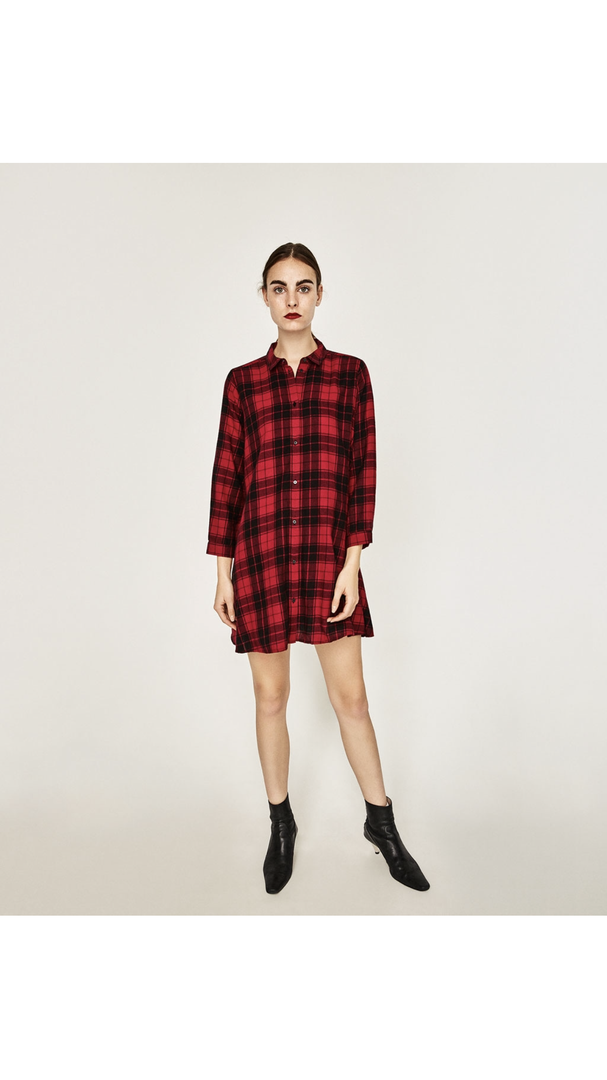 Váy lụa kiểu sơ mi dáng dài đai eo Zara Auth New Tag có sẵn 8348421 8348421