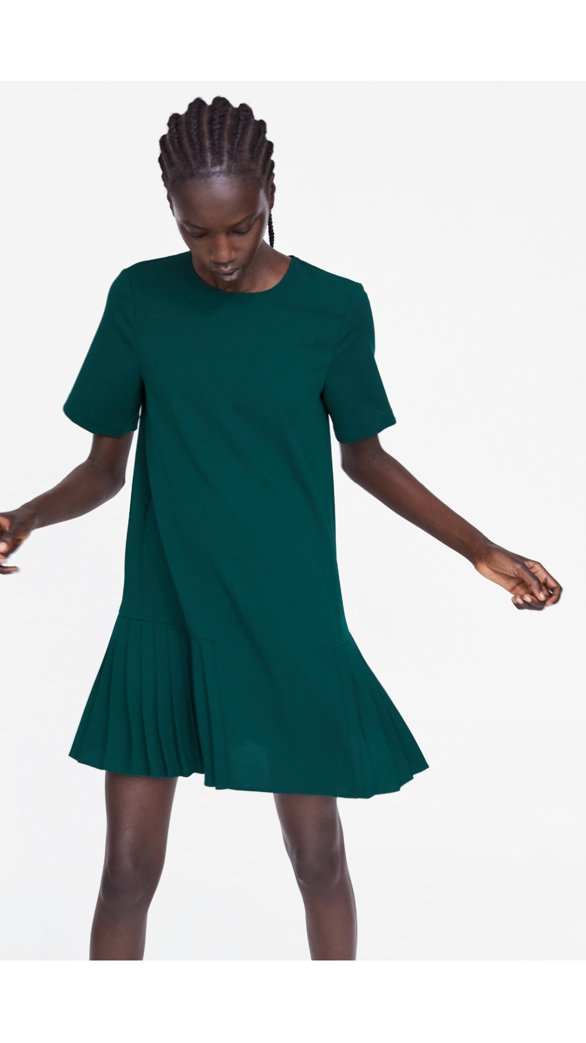 Váy nữ tay cụt màu đổ có dây quấn eo hiệu Zara giá gốc 240k - Oreka.vn