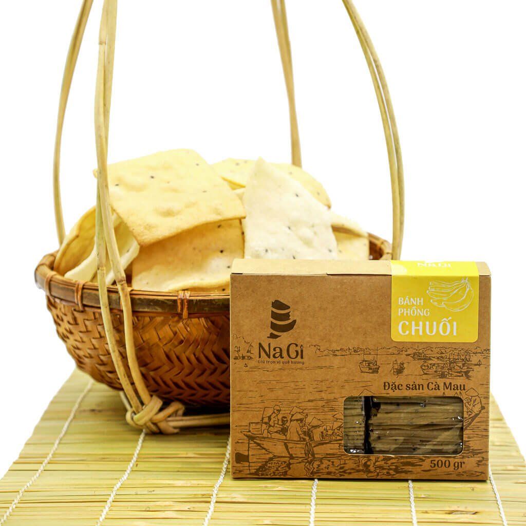 Bánh Phồng Chay_vị Chuối