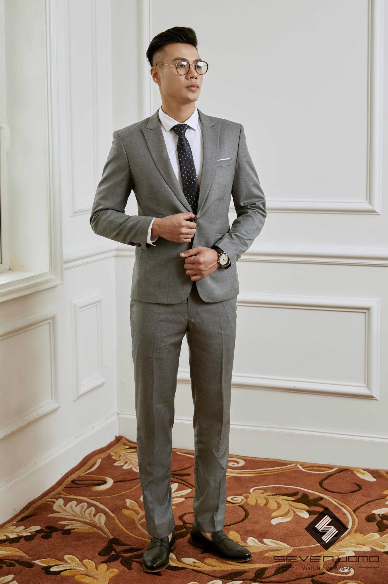Bộ Vest nam ghi AV-G25