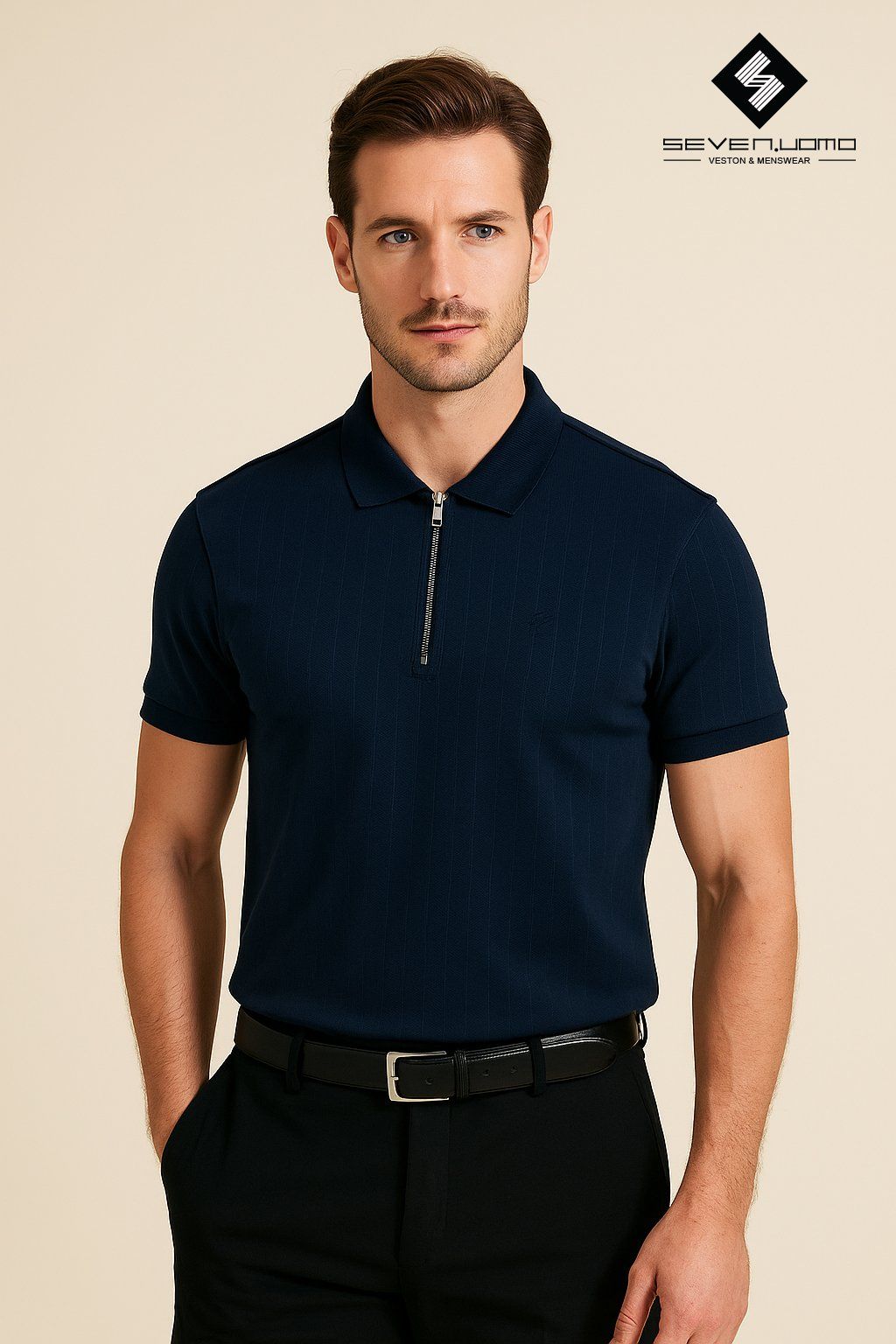 ÁO PHÔNG POLO KHÓA ZIP X10