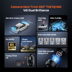 Camera hành trình 70mai 4K Omni X800