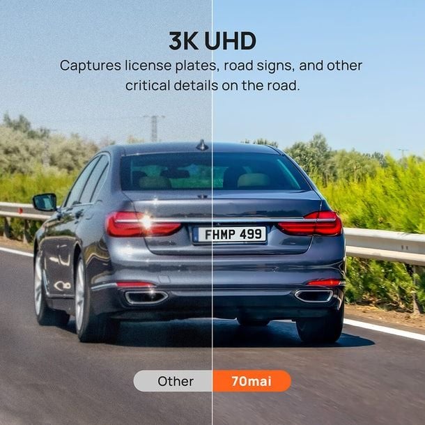 Camera hành trình gương 70mai S500