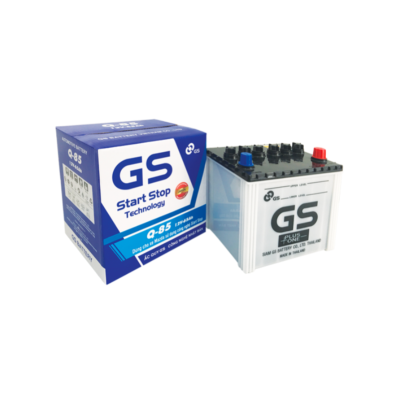 Bình Ắc Quy Ô Tô GS Q85 12V-65AH