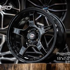 Mâm xe ô tô Project-D-Alpha 15x7.0 4x100