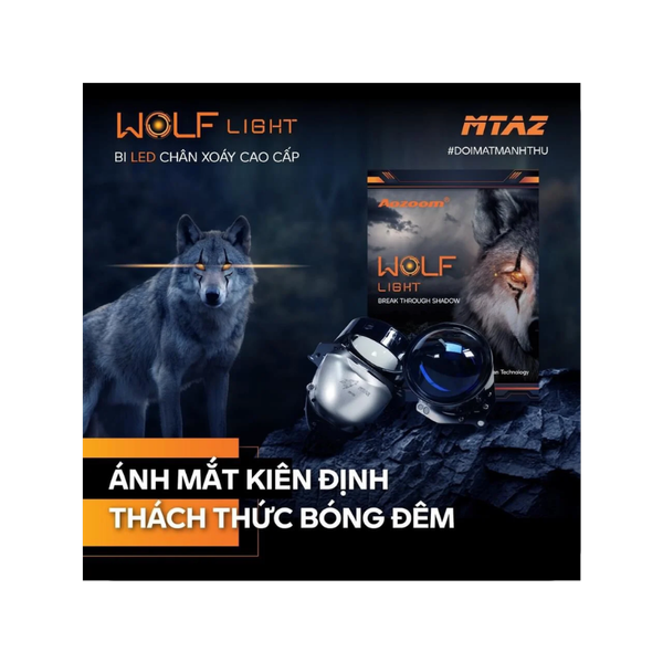 Đèn bi pha ô tô Aozoom Led Wolf Light