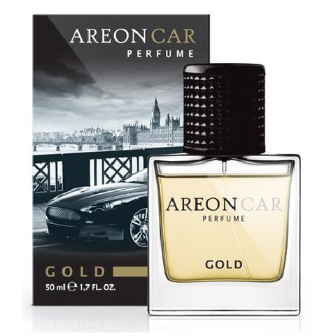  Areon Car Perfume Gold 50ml - Nước hoa dạng chai xịt hương sang trọng 