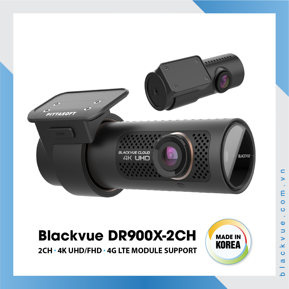  Camera hành trình Blackvue 4K DR900X-2CH Cloud 