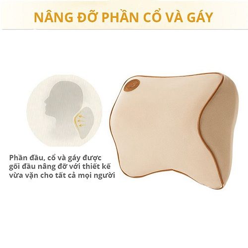  Gối đầu cao su non bọc vải cao cấp 