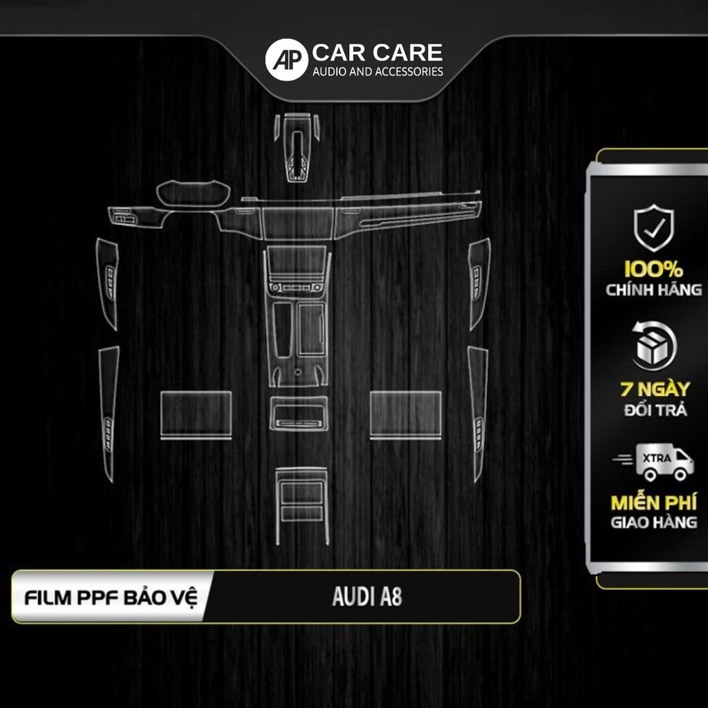 Dán PPF nội thất ô tô Audi