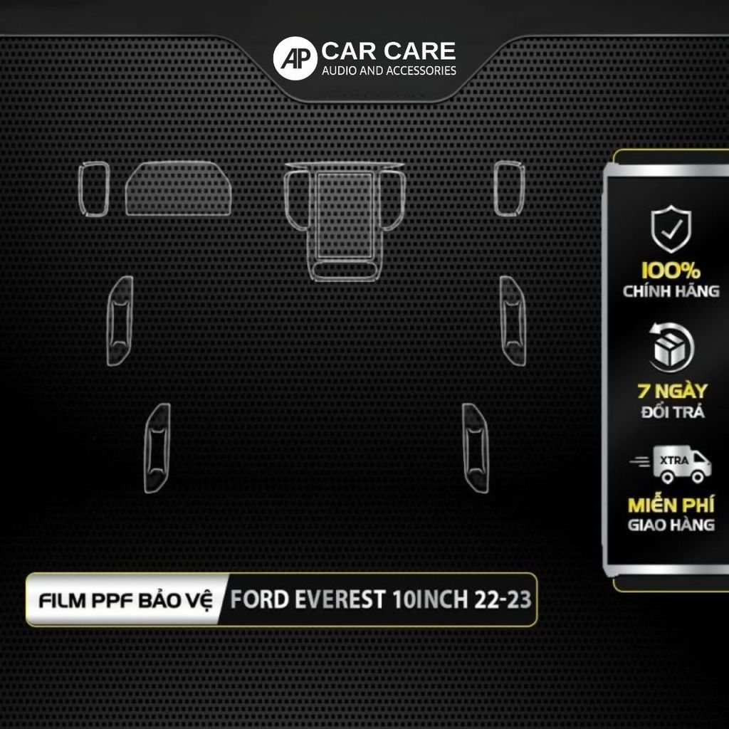 Dán PPF nội thất ô tô Ford