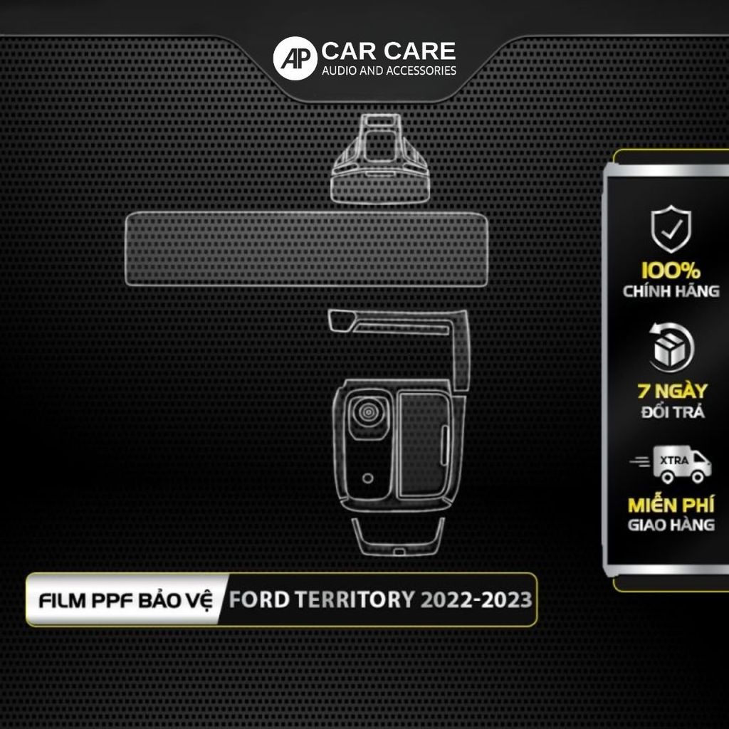 Dán PPF nội thất ô tô Ford