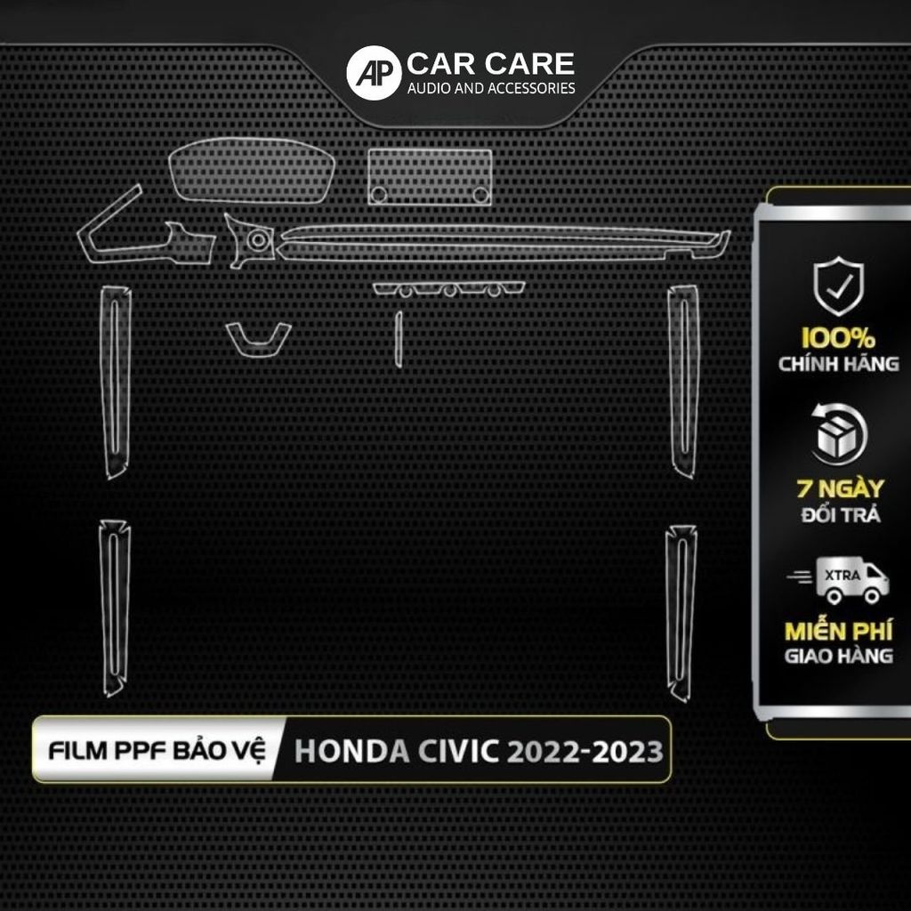Dán PPF nội thất ô tô Honda