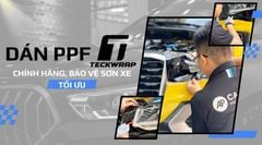 Dán PPF ô tô TeckWrap, giải pháp bảo vệ sơn xe TỐI ƯU