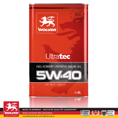 Dầu nhớt động cơ ô tô Wolver UltraTec 5W40