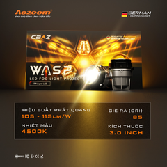 Đèn bi gầm ô tô Aozoom Wasp Fog Light 3.0 inch