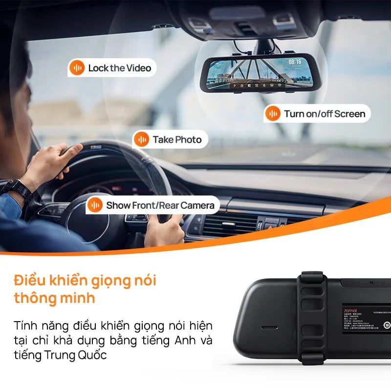 Camera hành trình gương 70mai S500