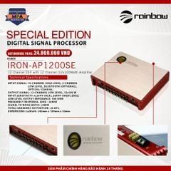 DSP Rainbow EL - AP300D - 6 kênh tín hiệu + 4 kênh Amply 70W