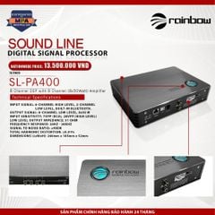 DSP Rainbow EL - AP300D - 6 kênh tín hiệu + 4 kênh Amply 70W