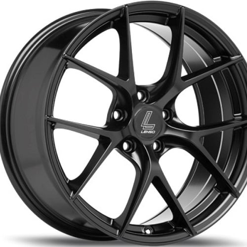 Mâm xe ô tô Lenso Jager Dyna chấu kép màu đen, PCD 5x114.3