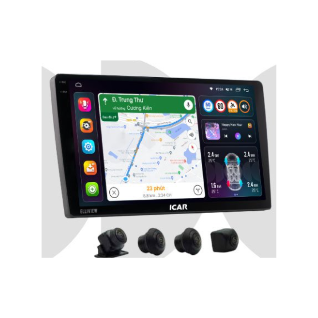 Màn hình Android liền cam 360 Elliview S5