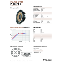 Loa Sub ô tô Focal P25 FSE Shallow 10 inch