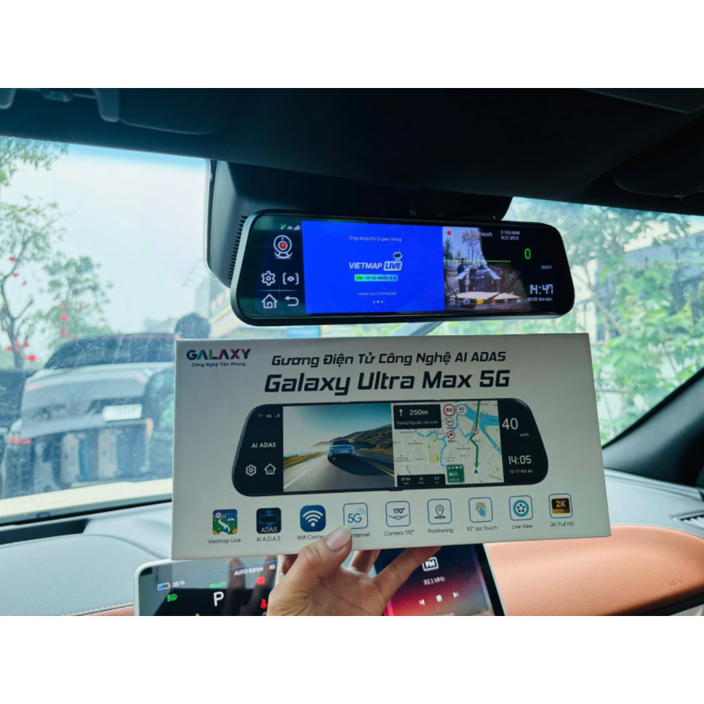 Camera hành trình gương điện tử Galaxy Ultra Max 5G