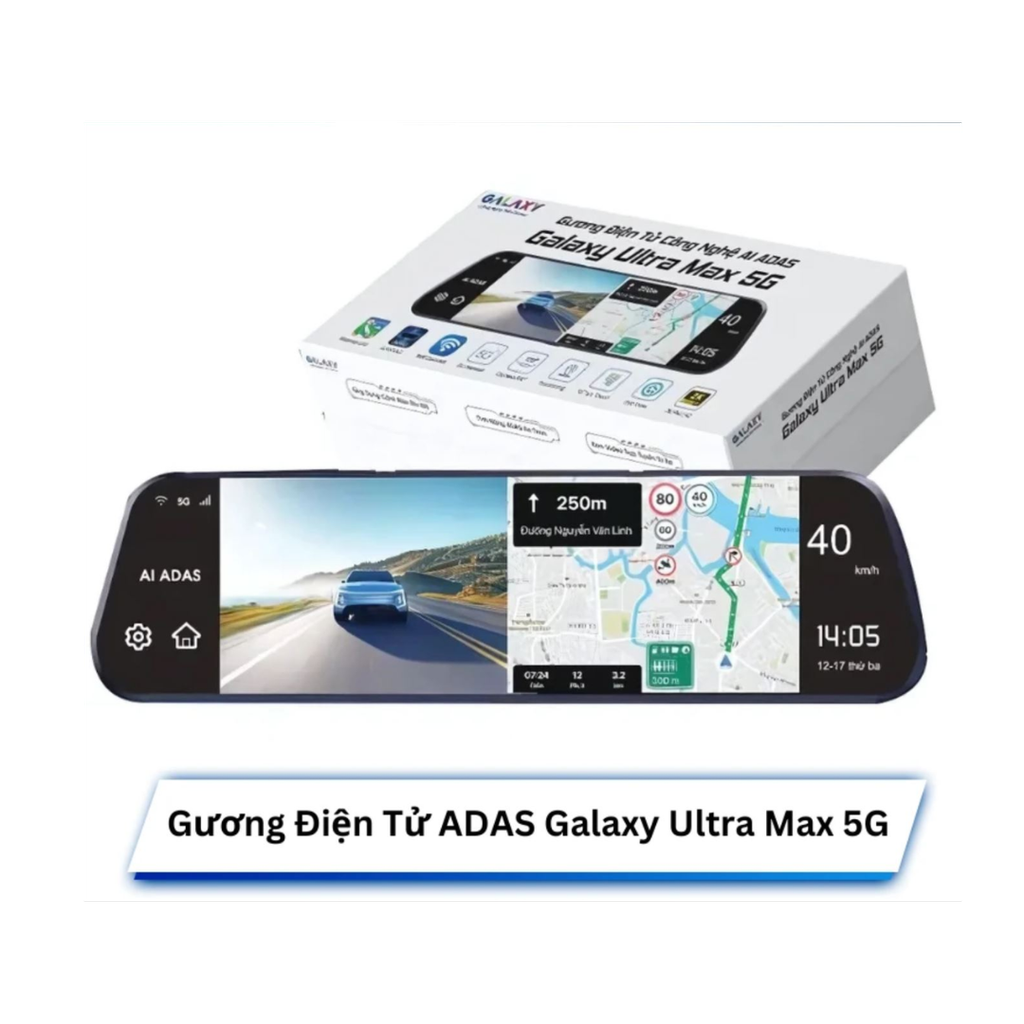 Camera hành trình gương điện tử Galaxy Ultra Max 5G Plus