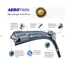 Bosch A156S Bộ gạt mưa chính hãng Aero Twin cho Subaru và Lexus