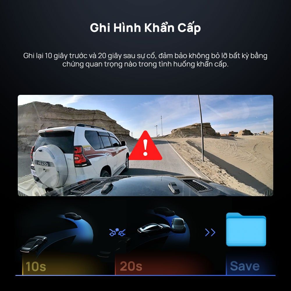 Camera hành trình 70mai 4K Omni X800