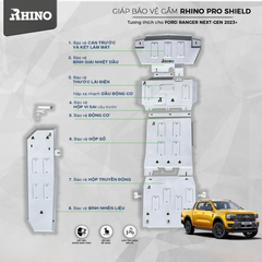 Rhino Pro Shield Giáp gầm bảo vệ Ford