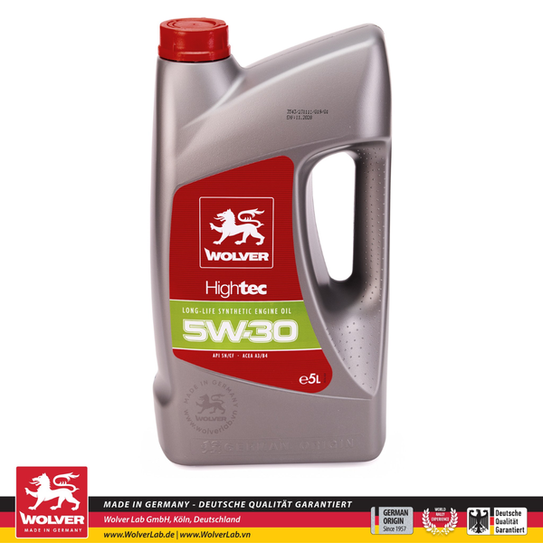 Dầu nhớt động cơ ô tô Wolver HighTec 5W30