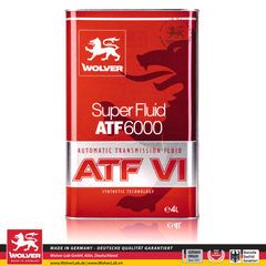 Dầu nhớt hộp số ô tô Wolver Super Fluid ATF6000