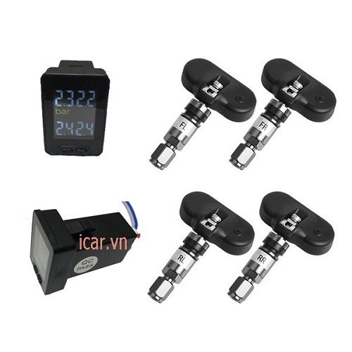 ICar TPMS C393, C394 Cảm biến áp suất lốp  lỗ chờ xe