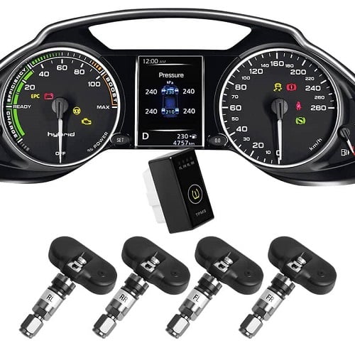 Cảm biến áp suất lốp iCar ELLISAFE I3 theo xe KIA HUYNDAI NISSAN AUDI VOLKSWAGEN