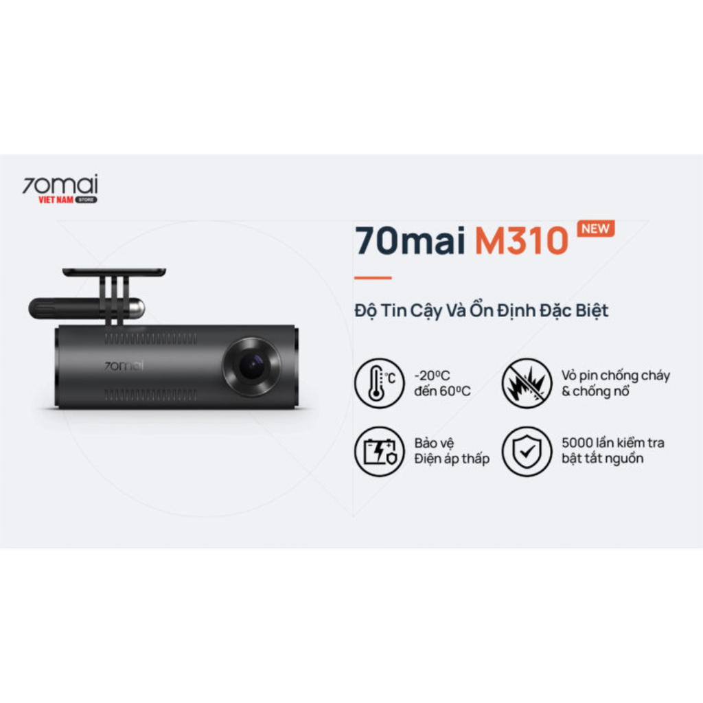 Camera hành trình ô tô 70mai M310