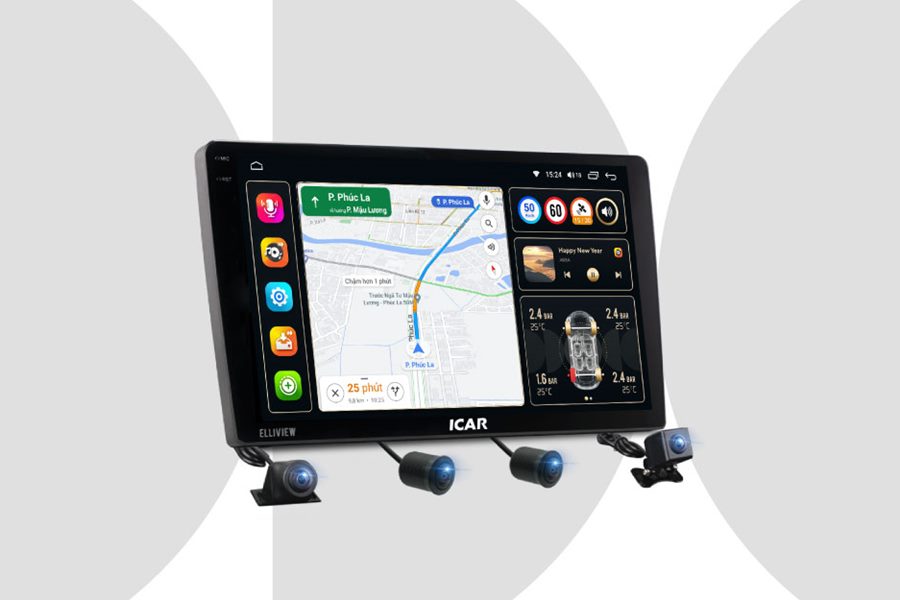 Elliview S5 Deluxe Màn hình liền cam 360