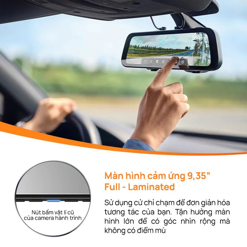 Camera hành trình gương 70mai S500