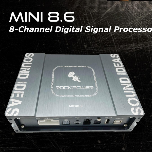 DSP Rock Power Mini 8.6 - 8 kênh tín hiệu + 6 kênh Amply 80W
