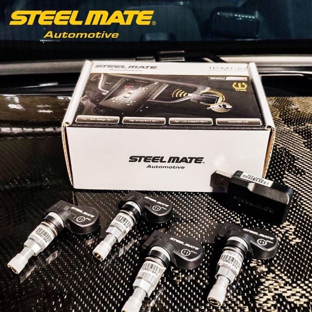Cảm biến áp suất lốp  Steelmate USB tích hợp màn Android - MT30 - BH 3 năm