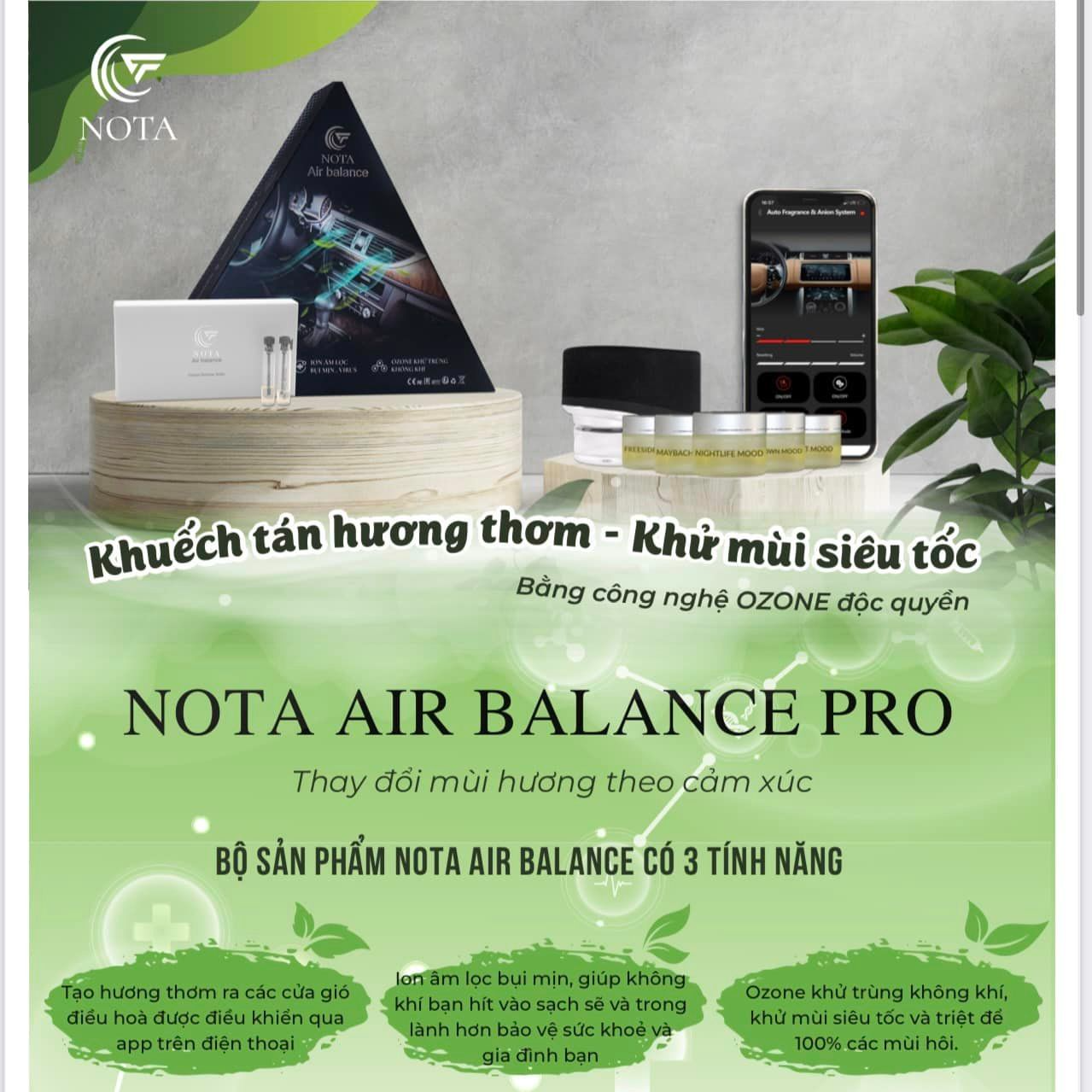 Bộ khuếch tán nước hoa Nota Air Balance Pro