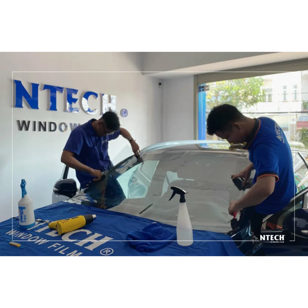 Dán phim cách nhiệt ô tô Ntech