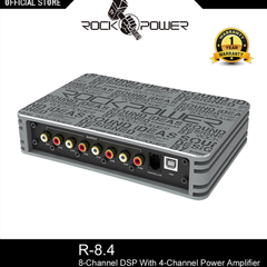 DSP Rock Power R8.4 - 8 kênh tín hiệu + 4 kênh Amply 60W