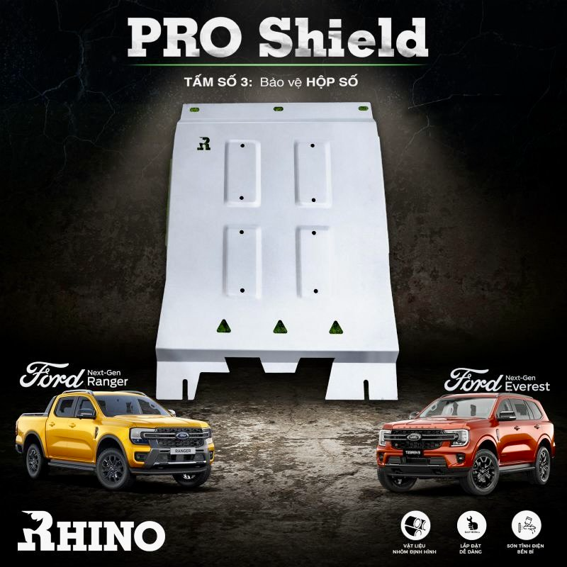 Rhino Pro Shield Giáp gầm bảo vệ Ford